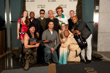 Team Coggins with Students